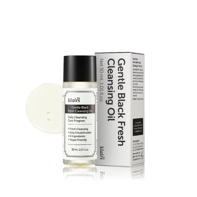 Dear Klairs Gentle Black Fresh Cleansing Oil 30ml