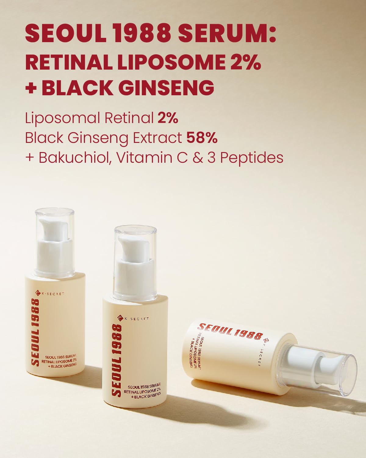 Seoul 1988 Retinal Liposome 2% + Black Ginseng