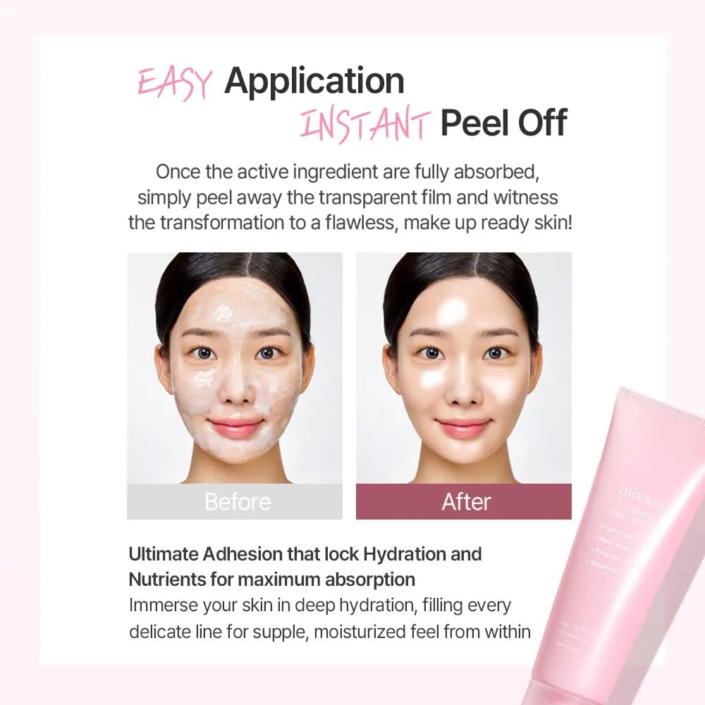 mixsoon Collagen Glass Skin Mask Peel off Facial Packs 80ml