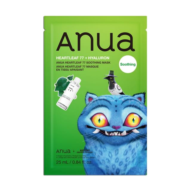 Anua Kpop Demon Hunters Heartleaf 77 Soothing Mask 25ml x 1 sheet