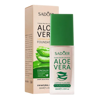 Aloe Foundation for Natural Coverage & Long-Lasting Wear 30ml– SADOER