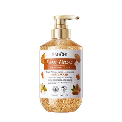 Sweet Almond Whitening Body Scrub for Smooth Skin 500ml – SADOER