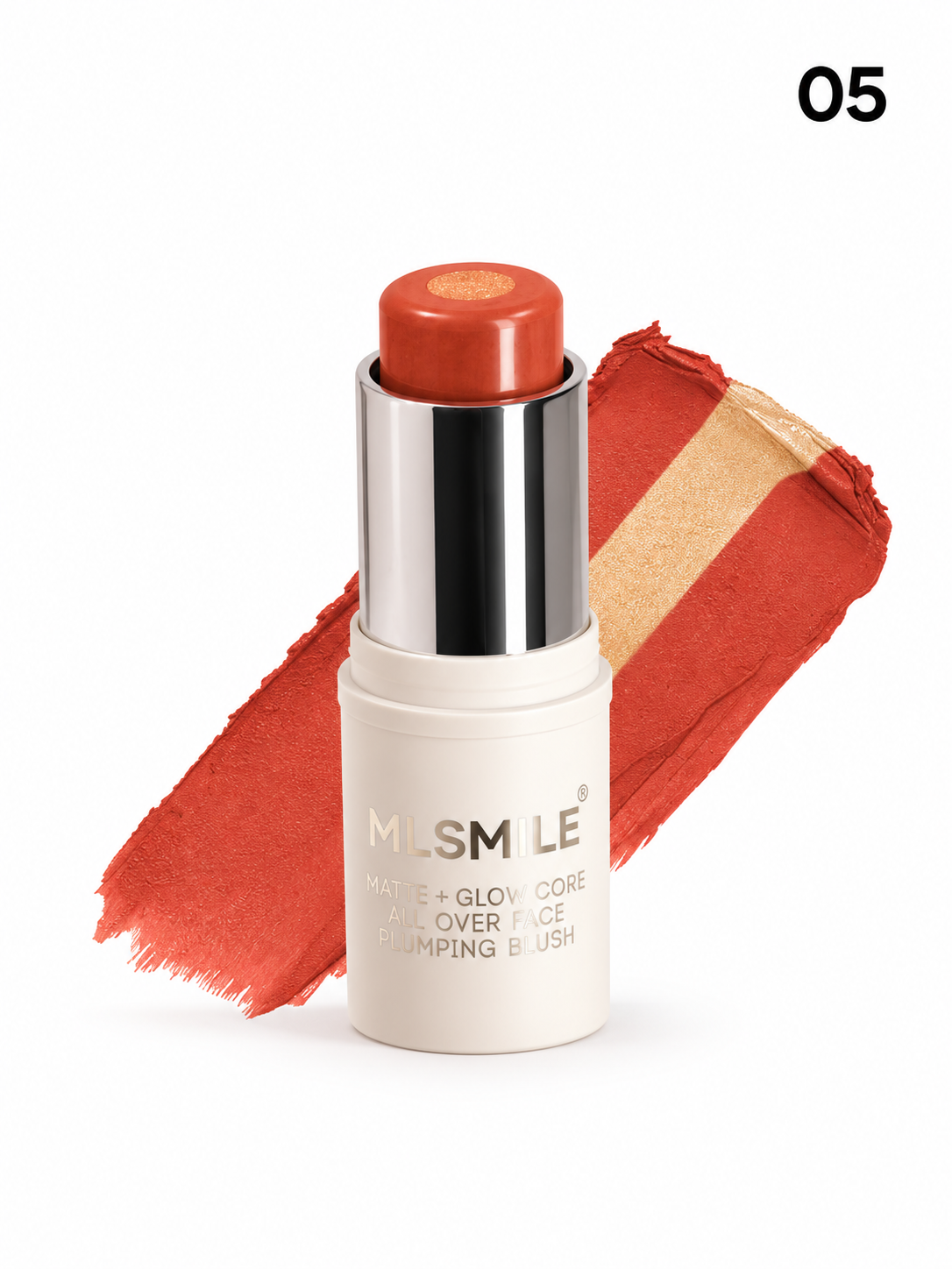 MLSMILE 2-in-1 Matte & Glow Cream Blush Stick 7g