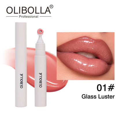 Olibolla plush brush head lip glaze plump lip gloss