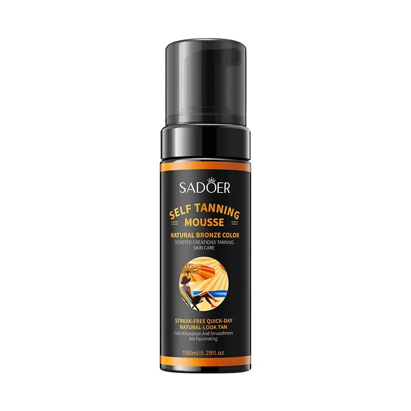 SADOER Self Tanning Mousse for Bronze Color and Smooth Skin 150ml
