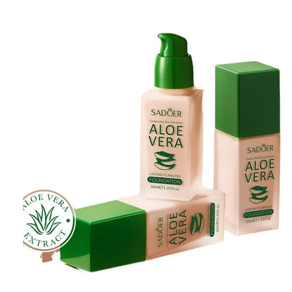 Aloe Foundation for Natural Coverage & Long-Lasting Wear 30ml– SADOER