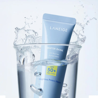 LANEIGE - Water Bank UV Barrier Sunscreen Set  50ml and 25ml set
