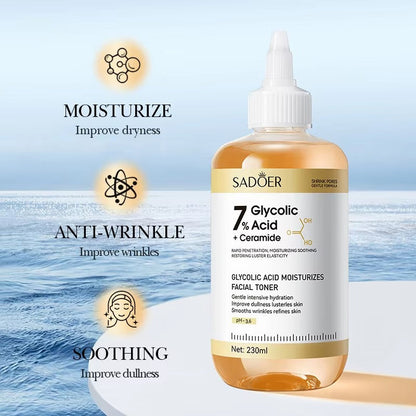 SADOER Glycolic Acid Moisturizing Facial Toner 230ml