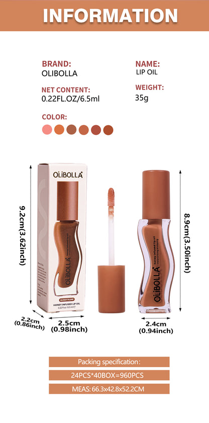 Olibolla Honey Infused Lip Oil  [6.5ml]
