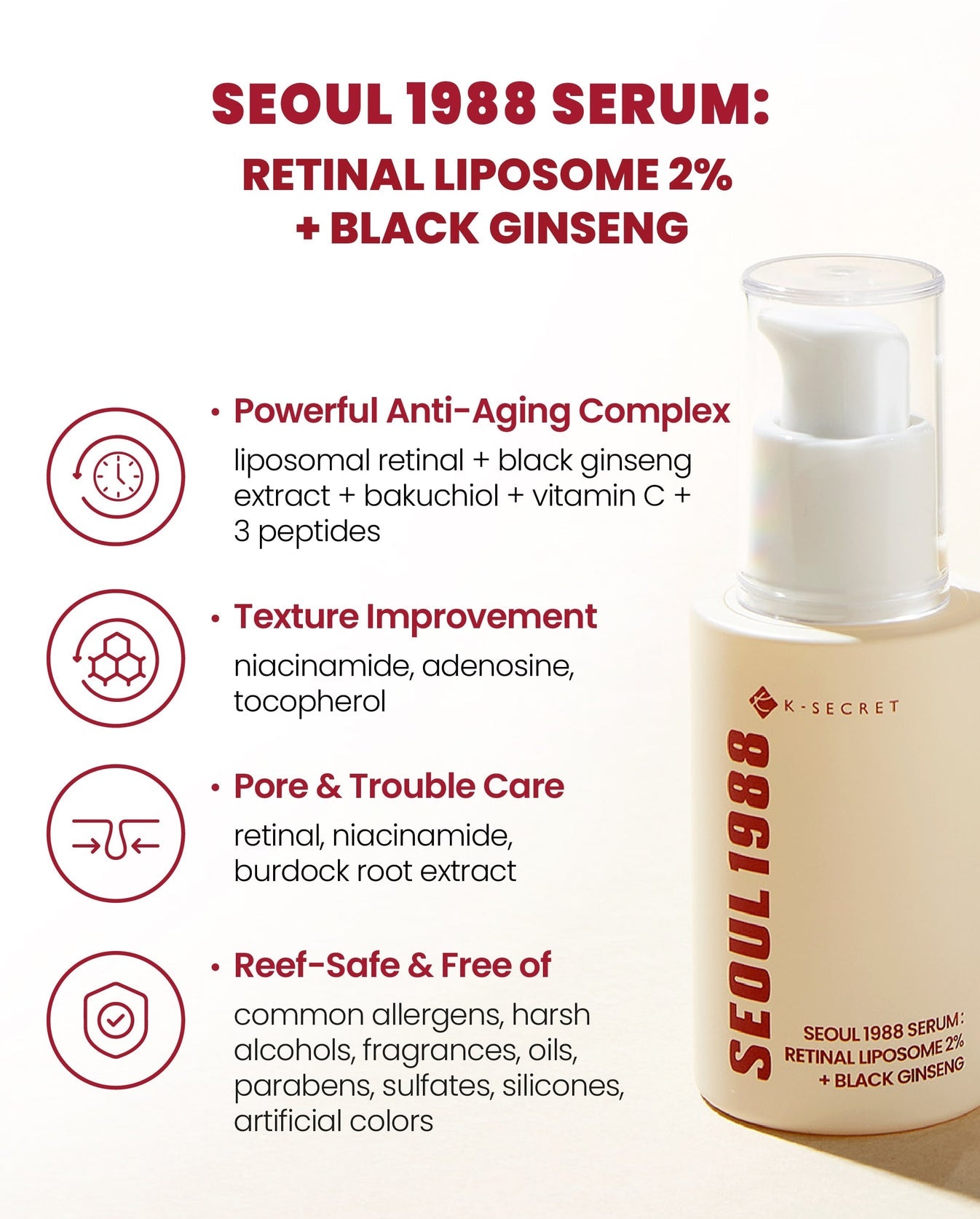 Seoul 1988 Retinal Liposome 2% + Black Ginseng