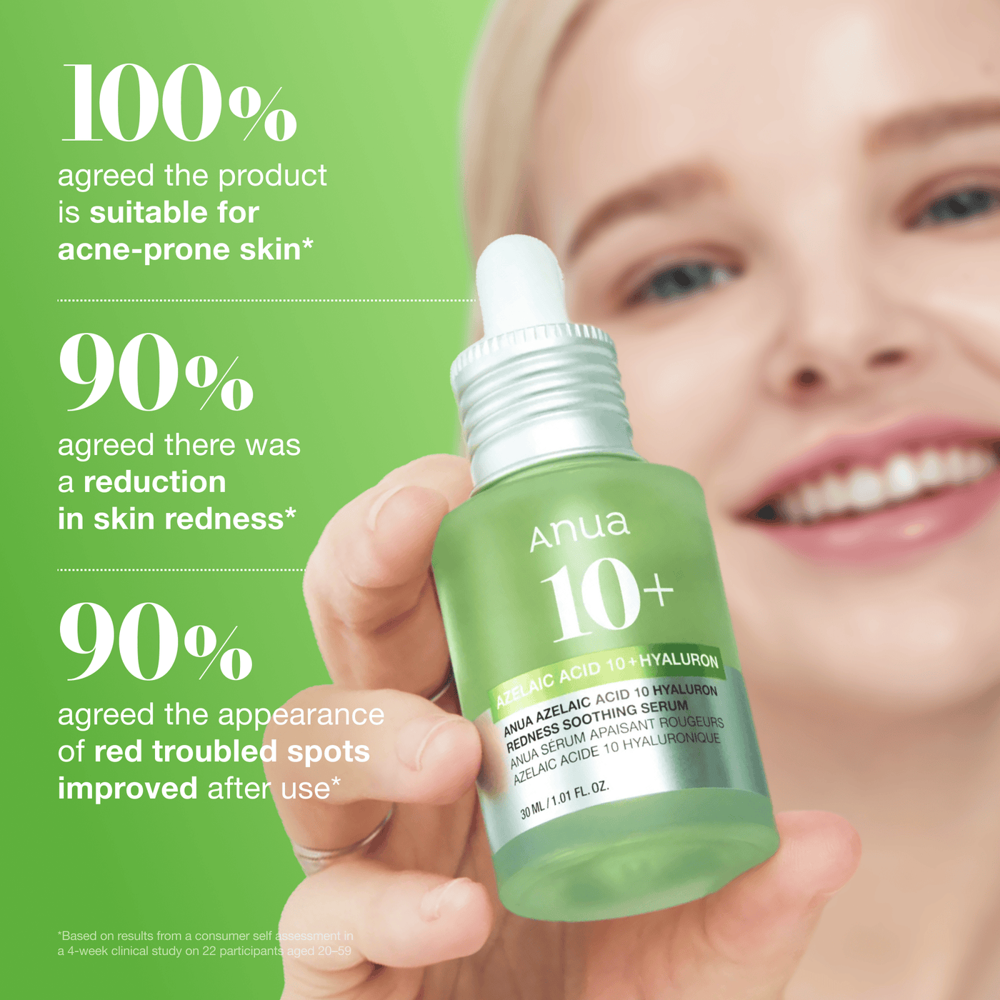 Anua Azelaic Acid 10 Hyaluron Redness Soothing Serum 30ml