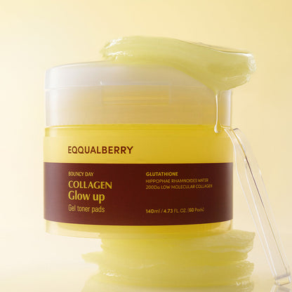EQQUALBERRY Gel Toner Pads 60pcs [140ml]