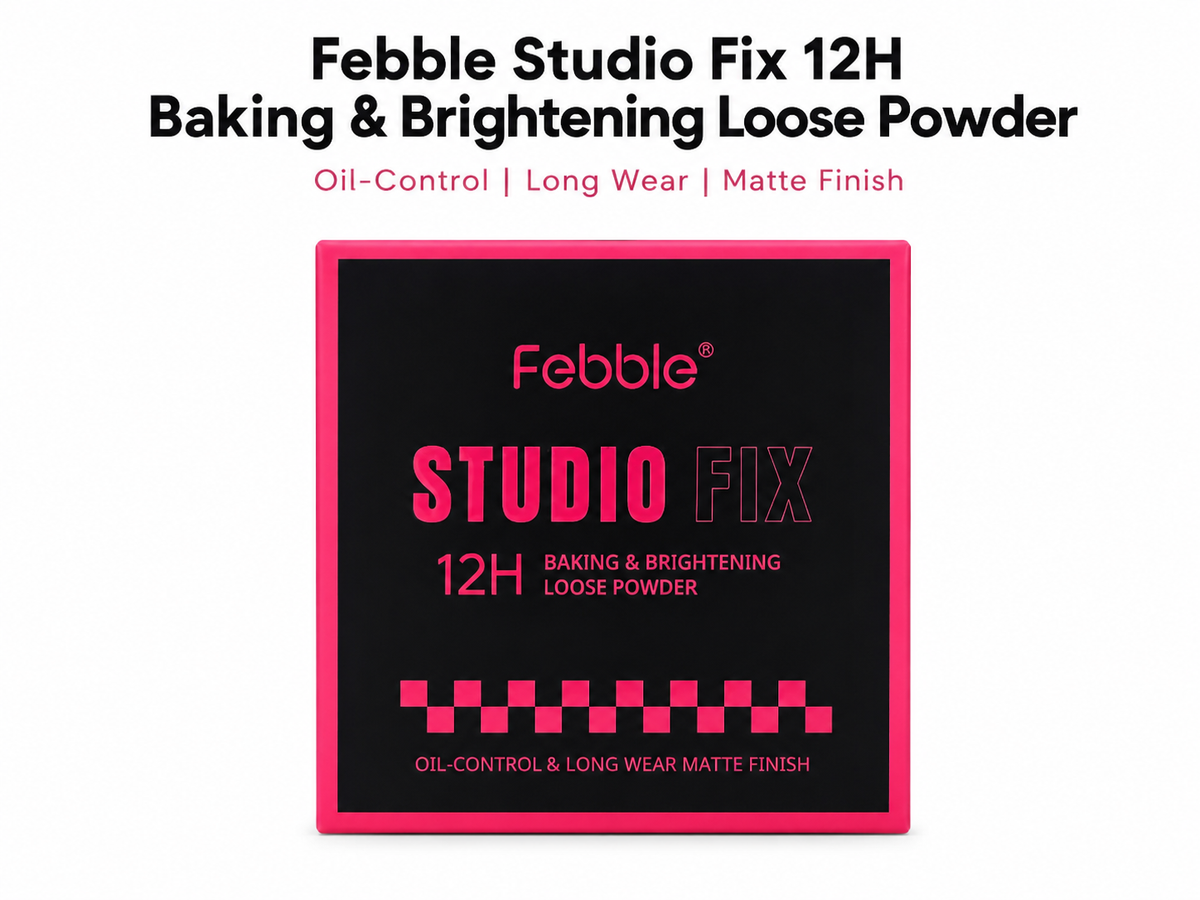 Febble Studio Fix 12H Baking & Brightening Loose Powder 9.6g