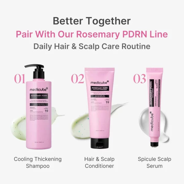 Medicube Rosemary PDRN Cooling Thickening Shampoo 400ml