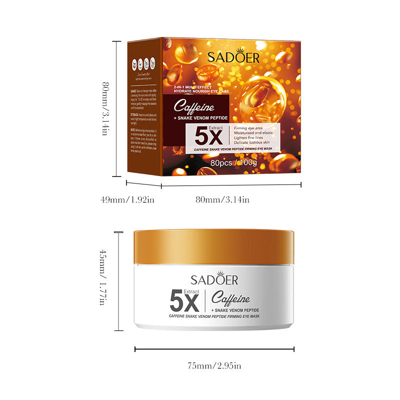 SADOER 5X Collagen Eye Mask 80pcs 100g