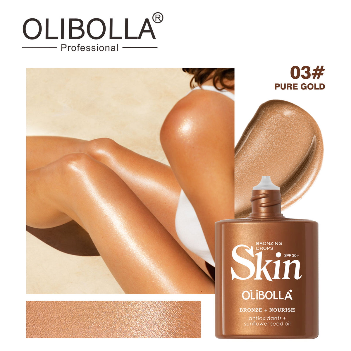 Olibolla Body Highlighting Tanning Bronze Liquid [30ml]