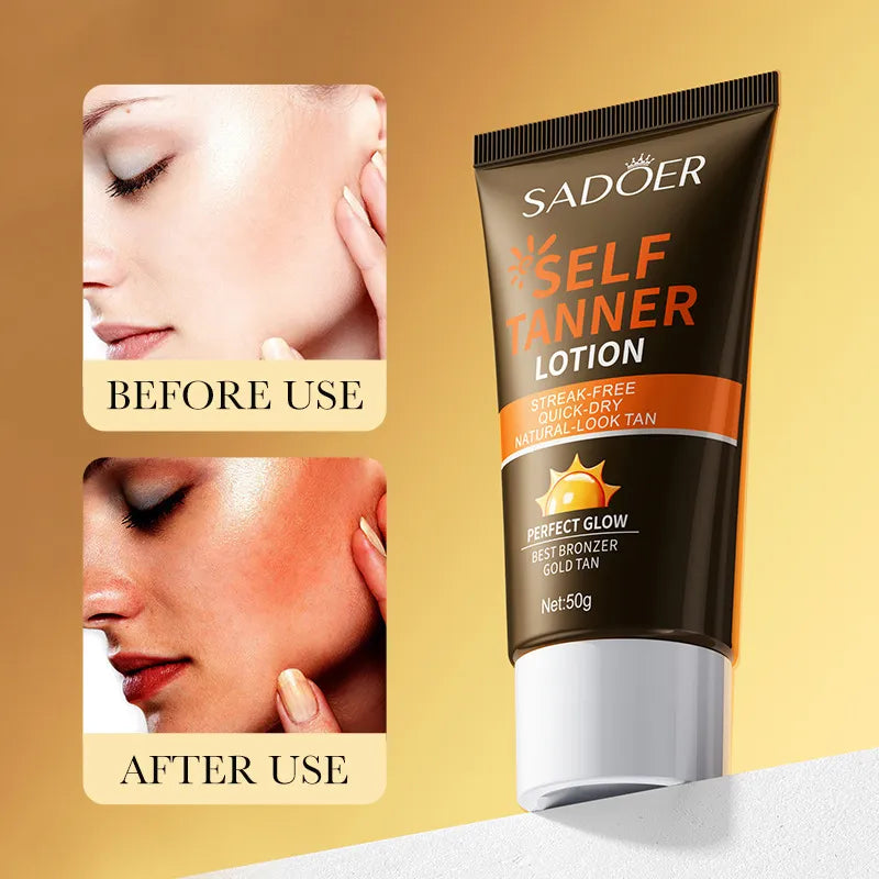 Tanning Cream for Natural Dark Bronze Tan 50g– SADOER