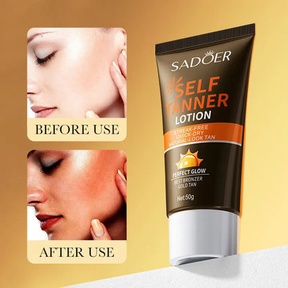 Tanning Cream for Natural Dark Bronze Tan 50g– SADOER