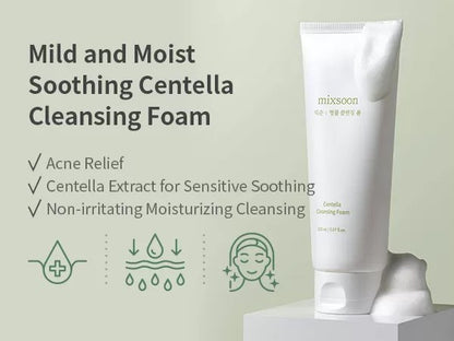 mixsoon centella cleansing foam 150ml