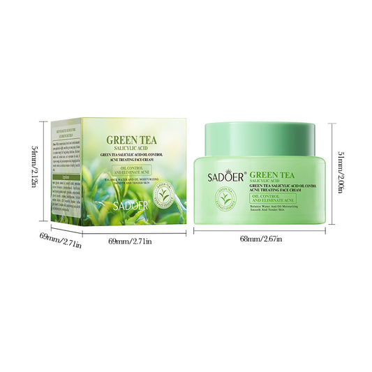 SADOER - Green Tea Salicylic Acid Face Cream 50g