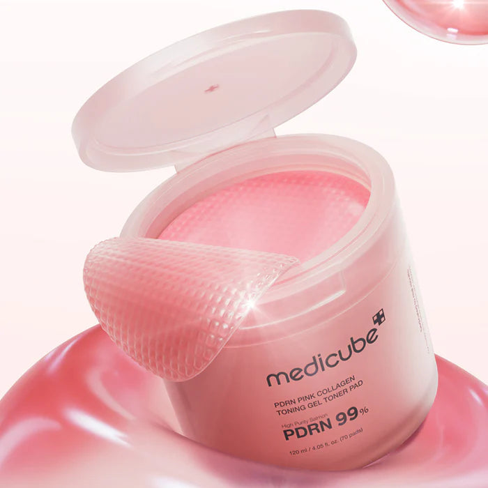 Medicube PDRN Pink Collagen Gel Toner Pad 70 Pads