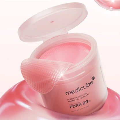 Medicube PDRN Pink Collagen Gel Toner Pad 70 Pads