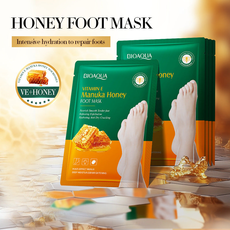 BIOAQUA Vitamin E Manuka Honey Foot Mask