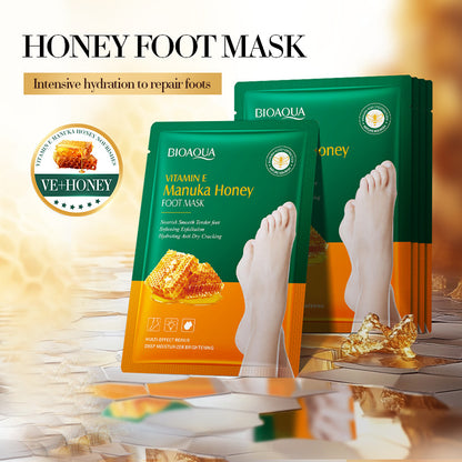 BIOAQUA Vitamin E Manuka Honey Foot Mask