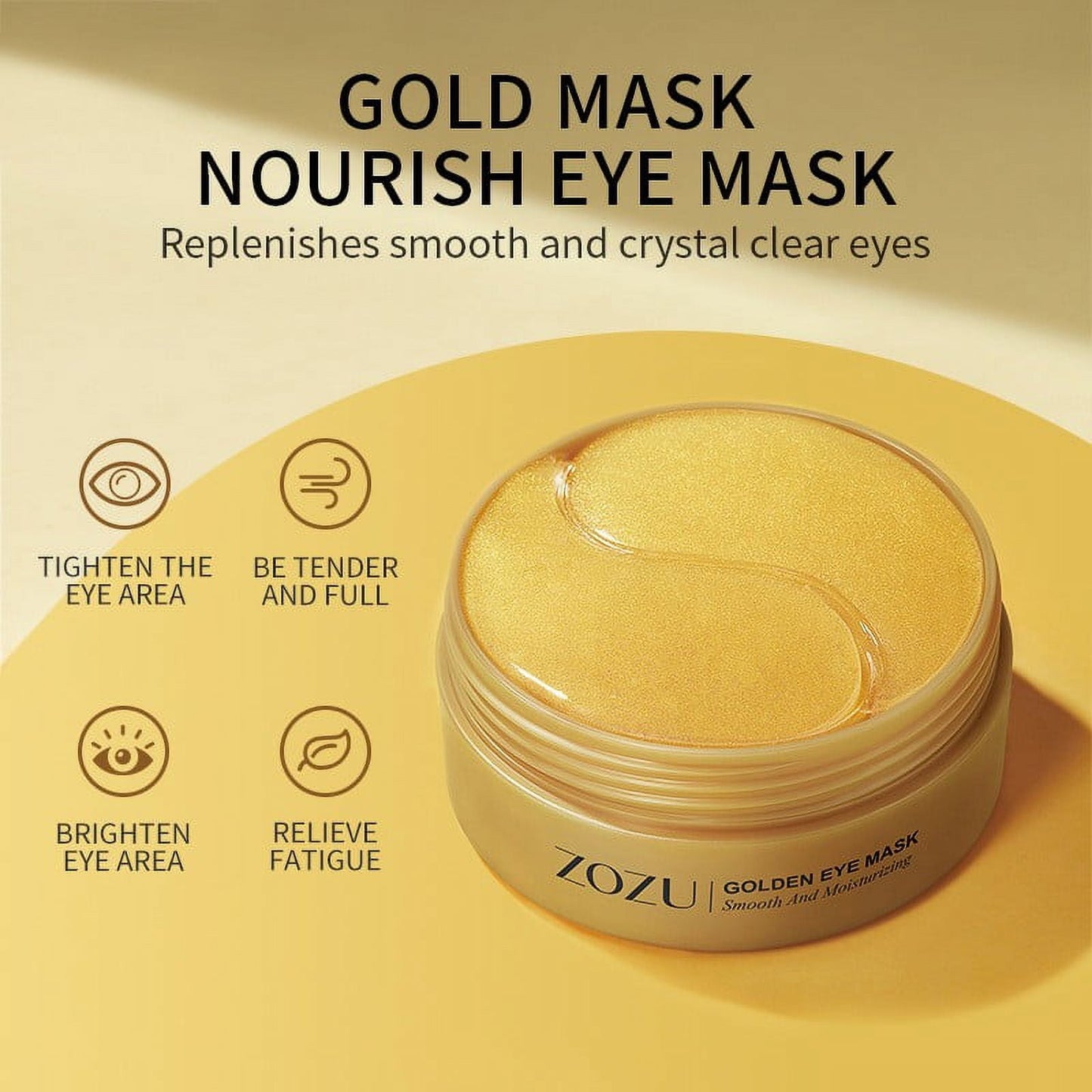 ZOZU Avocado Eye Mask & Hydrating Under Eye Patches 60pcs