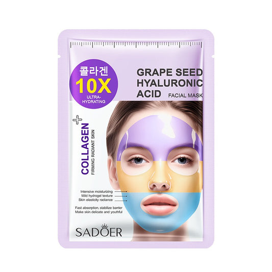 Sadoer Collagen Grape Seed Hyaluronic Acid Facial Mask