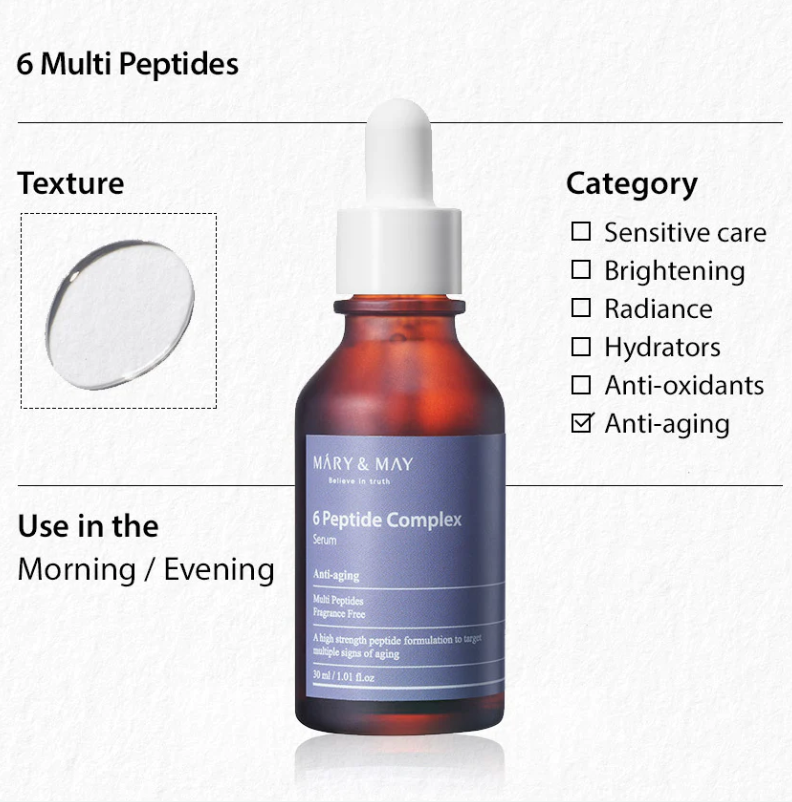 Mary&May 6 Peptide Complex Serum 80ml
