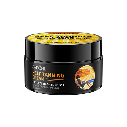 Tanning Body Cream for Natural Bronze Color & Moisturizing – SADOER 100g