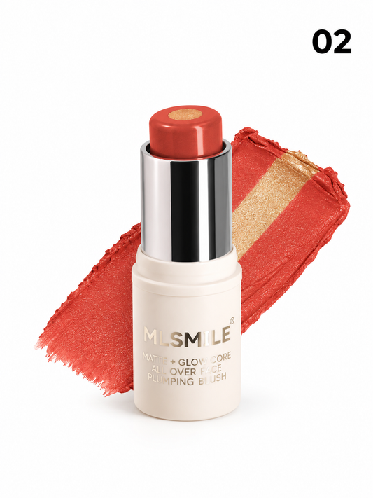 MLSMILE 2-in-1 Matte & Glow Cream Blush Stick 7g