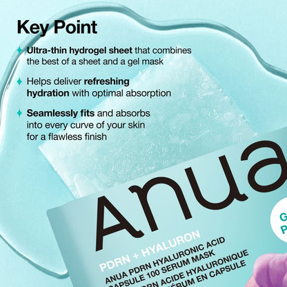 Anua Kpop Demon Hunters PDRN Hyaluronic Acid Mask 23ml x 1 sheet