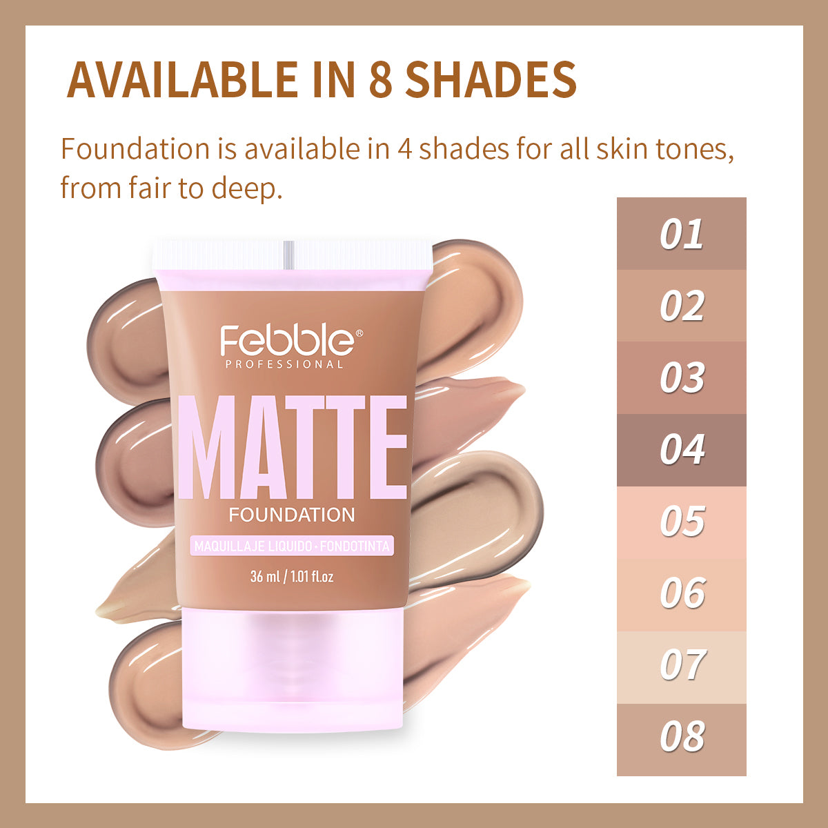 Febble Matte Foundation 36ml