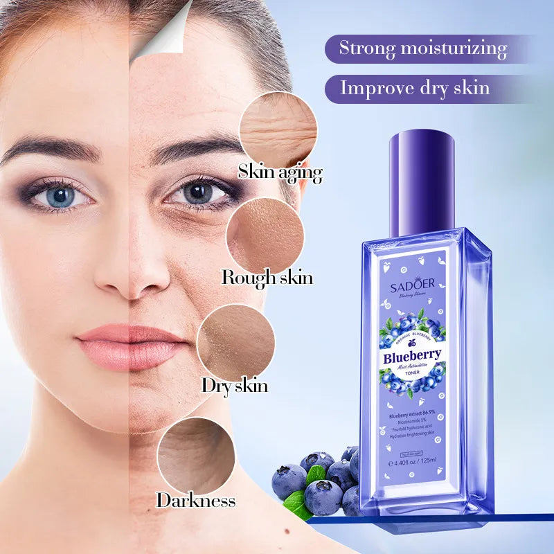 Sadoer Blueberry Moist Antioxidation Face Toner 125ml