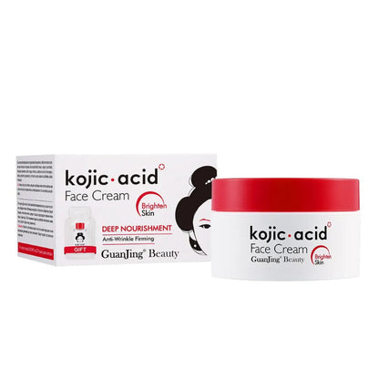 GUANJING Kojic Acid Anti Wrinkle Face Cream - Brightening & Firming - 50g