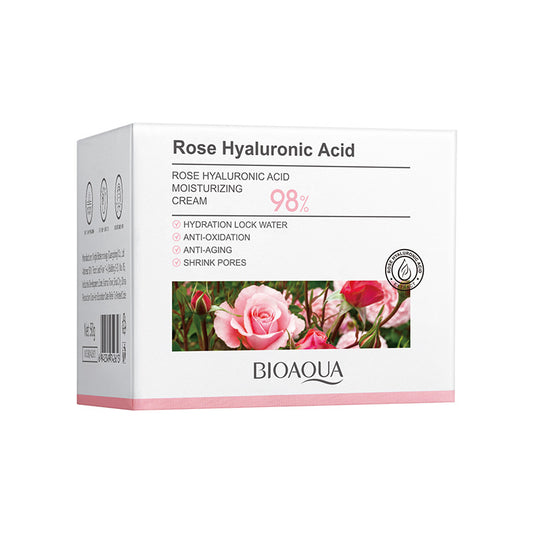 BIOAQUA Rose Hyaluronic Acid Moisturising Cream 50g