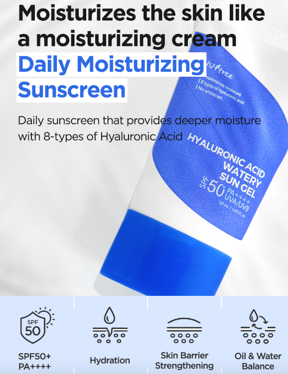 Isntree Hyaluronic Acid Watery Sun Gel SPF50+ 50ml