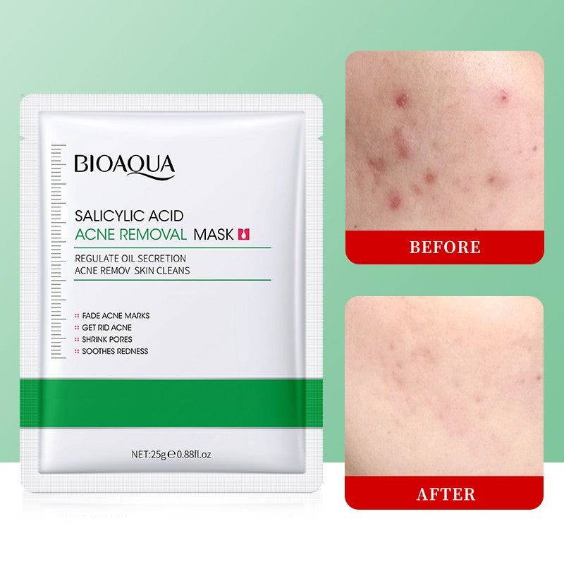 BIOAQUA Salicylic Acid Acne Removal Facial Sheet Mask
