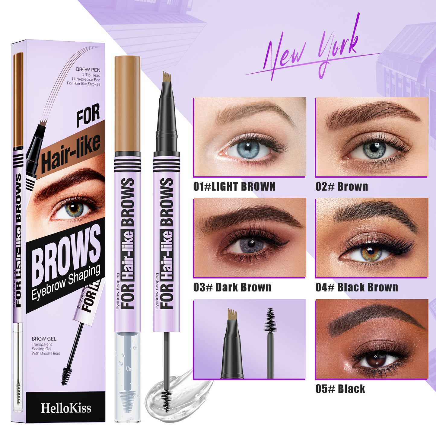 Hello Kiss Brow Pen and Gel