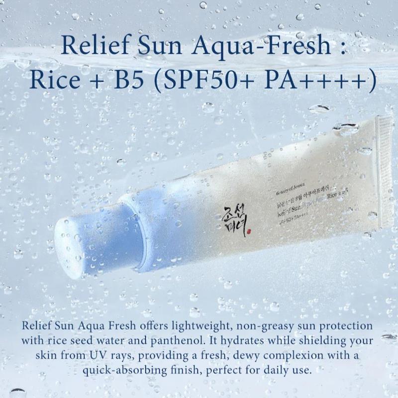 BOJ Relief Sun Aqua-Fresh SPF50+ PA 10ml