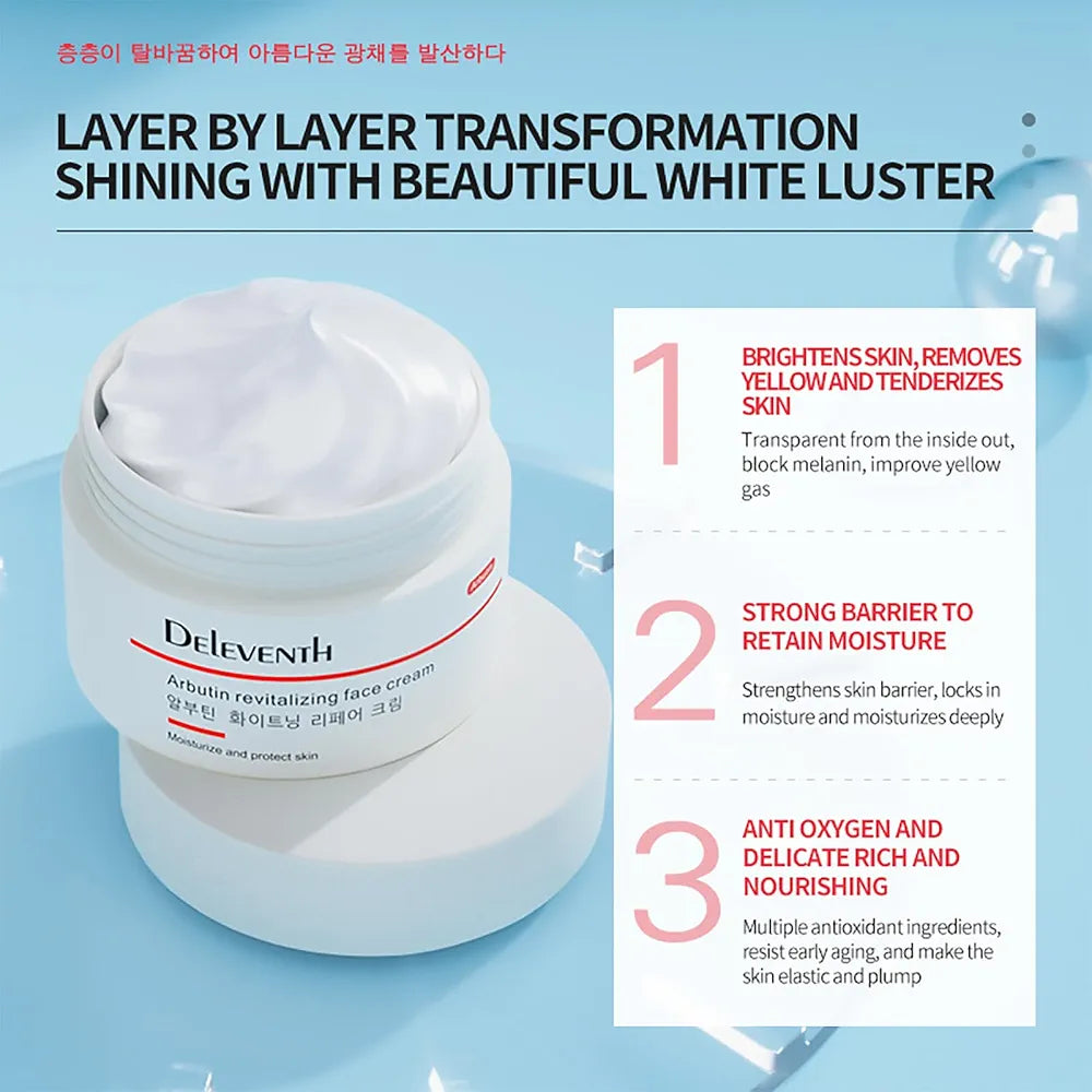 DeEleventh Arbutin Revitalizing Brightening Face Cream – 30g