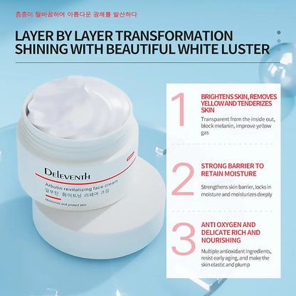 DeEleventh Arbutin Revitalizing Brightening Face Cream – 30g