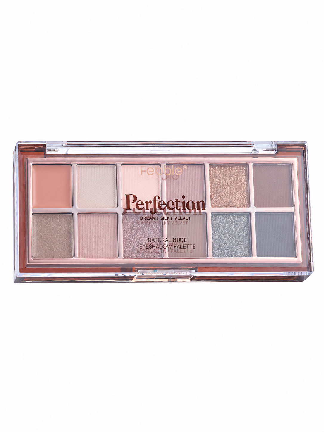Febble Perfection Cream+Powder Eyeshadow Palette 12 Colors 10g