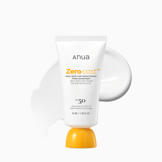 Anua Zero-Cast 50ml Moisturizing Finish Sunscreen SPF50