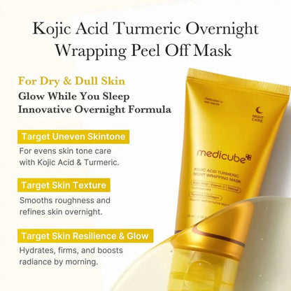 Medicube –Kojic Acid Turmeric Wrapping Mask