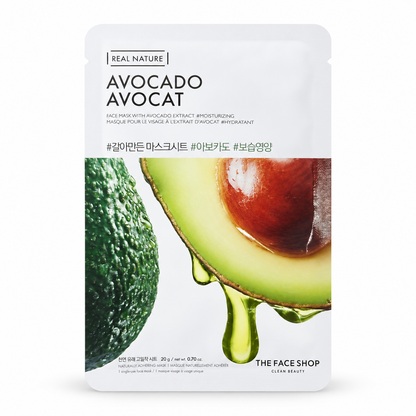 The Face Shop Real Nature Sheet Mask Collection 1pc