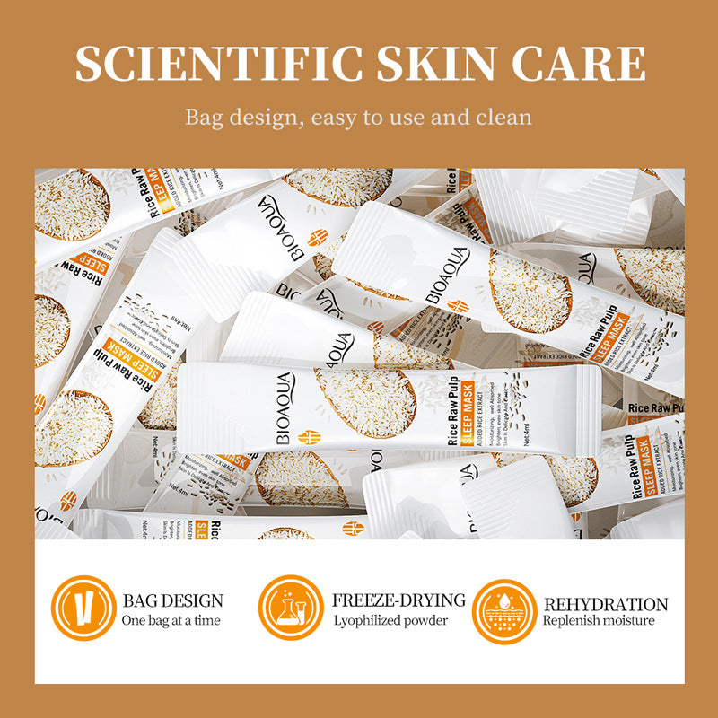 BIOAQUA Rice Raw Pulp Sleeping Mask