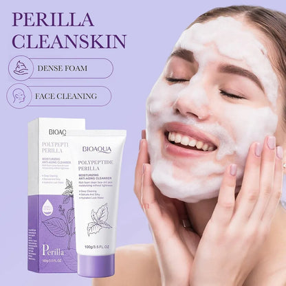 BIOAQUA Polypeptide Perilla Anti-Aging Facial Cleanser 100g
